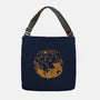 Sun And Moon Golden Wolves-None-Adjustable Tote-Bag-TechraNova