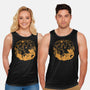 Sun And Moon Golden Wolves-Unisex-Basic-Tank-TechraNova