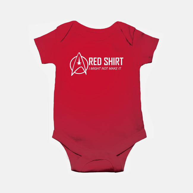 Red Shirt-Baby-Basic-Onesie-fanfabio