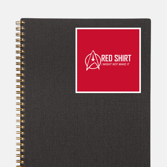 Red Shirt-None-Glossy-Sticker-fanfabio