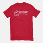 Red Shirt-Womens-Fitted-Tee-fanfabio