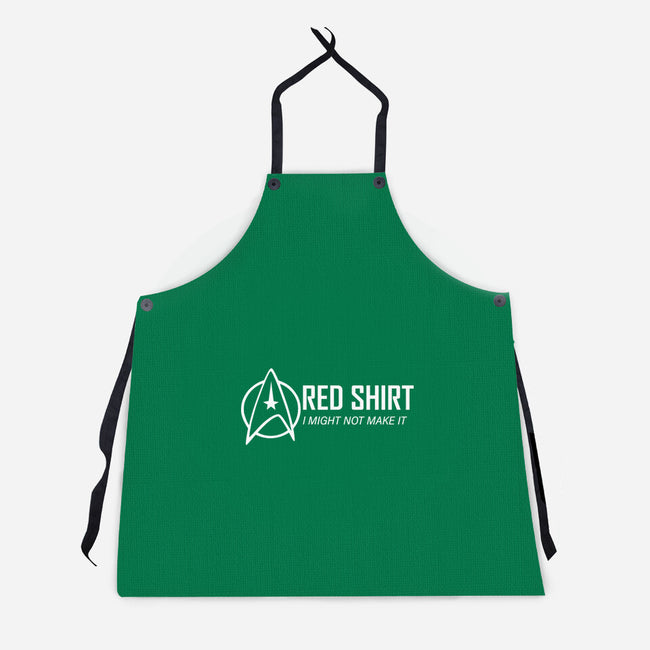 Red Shirt-Unisex-Kitchen-Apron-fanfabio