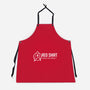 Red Shirt-Unisex-Kitchen-Apron-fanfabio