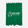 Red Shirt-None-Polyester-Shower Curtain-fanfabio