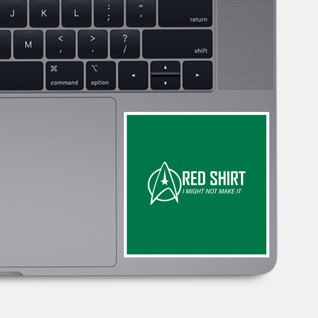 Red Shirt-None-Glossy-Sticker-fanfabio