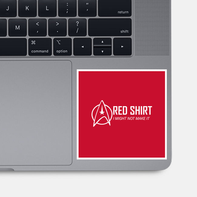 Red Shirt-None-Glossy-Sticker-fanfabio
