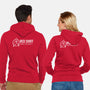 Red Shirt-Unisex-Zip-Up-Sweatshirt-fanfabio