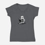 Know Your Droid-Womens-V-Neck-Tee-Boggs Nicolas