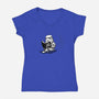 Know Your Droid-Womens-V-Neck-Tee-Boggs Nicolas