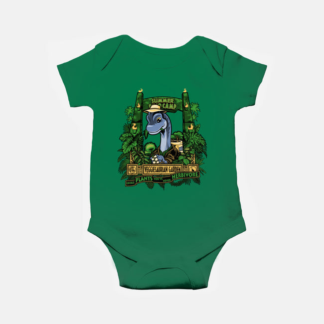 Veggiesaurian Garden-Baby-Basic-Onesie-PrimePremne