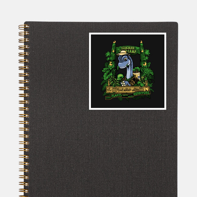 Veggiesaurian Garden-None-Glossy-Sticker-PrimePremne