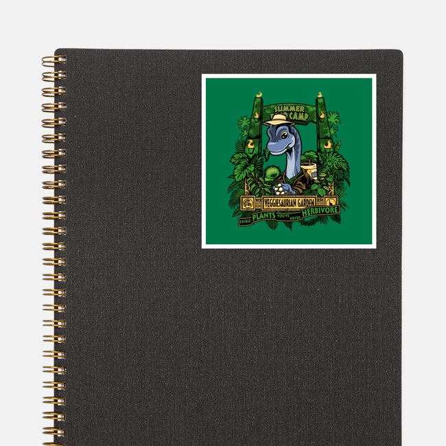 Veggiesaurian Garden-None-Glossy-Sticker-PrimePremne