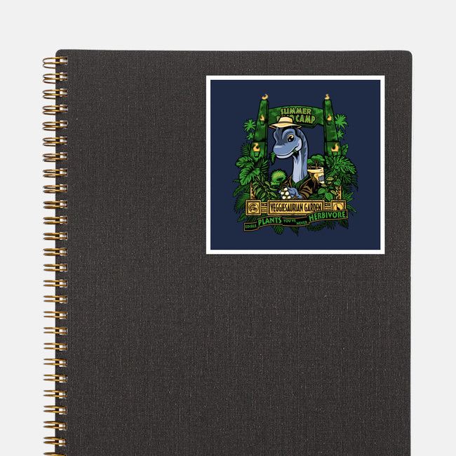 Veggiesaurian Garden-None-Glossy-Sticker-PrimePremne
