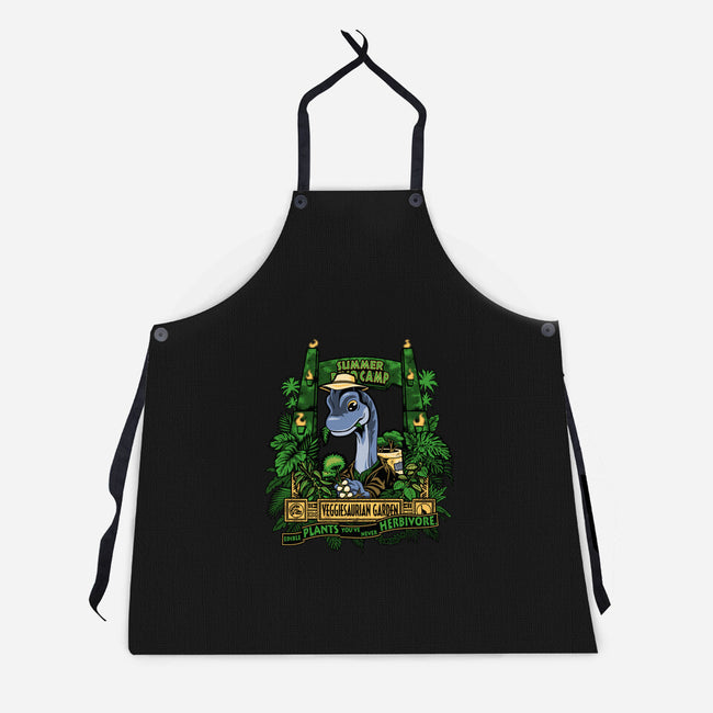 Veggiesaurian Garden-Unisex-Kitchen-Apron-PrimePremne