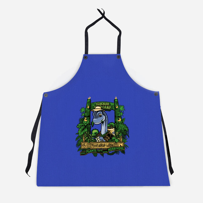 Veggiesaurian Garden-Unisex-Kitchen-Apron-PrimePremne