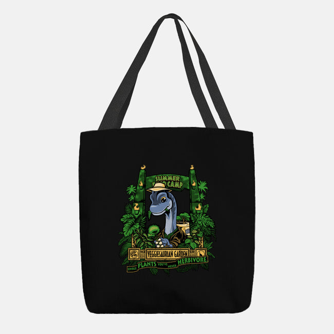 Veggiesaurian Garden-None-Basic Tote-Bag-PrimePremne