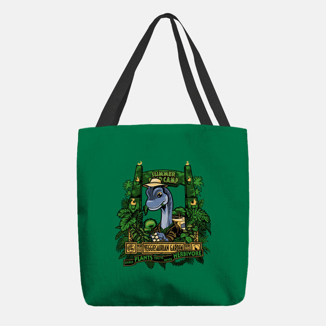 Veggiesaurian Garden-None-Basic Tote-Bag-PrimePremne