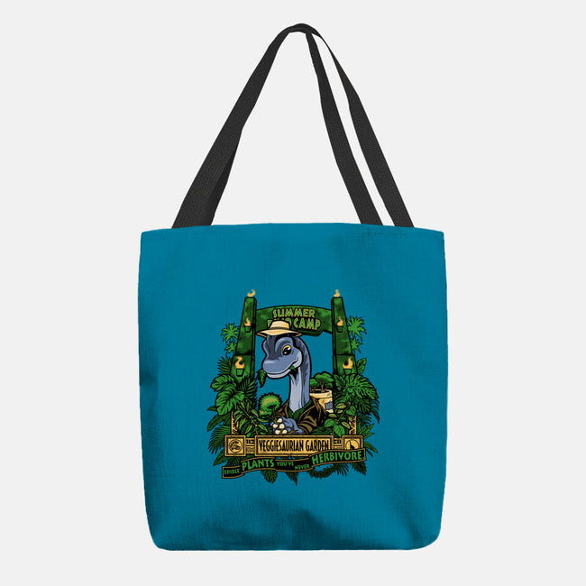 Veggiesaurian Garden-None-Basic Tote-Bag-PrimePremne