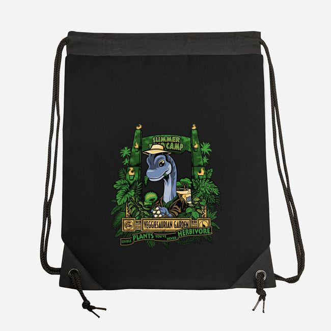 Veggiesaurian Garden-None-Drawstring-Bag-PrimePremne