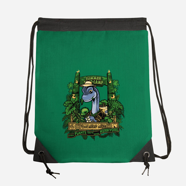 Veggiesaurian Garden-None-Drawstring-Bag-PrimePremne