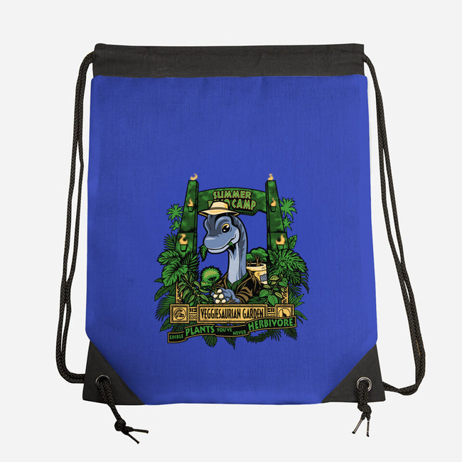 Veggiesaurian Garden-None-Drawstring-Bag-PrimePremne