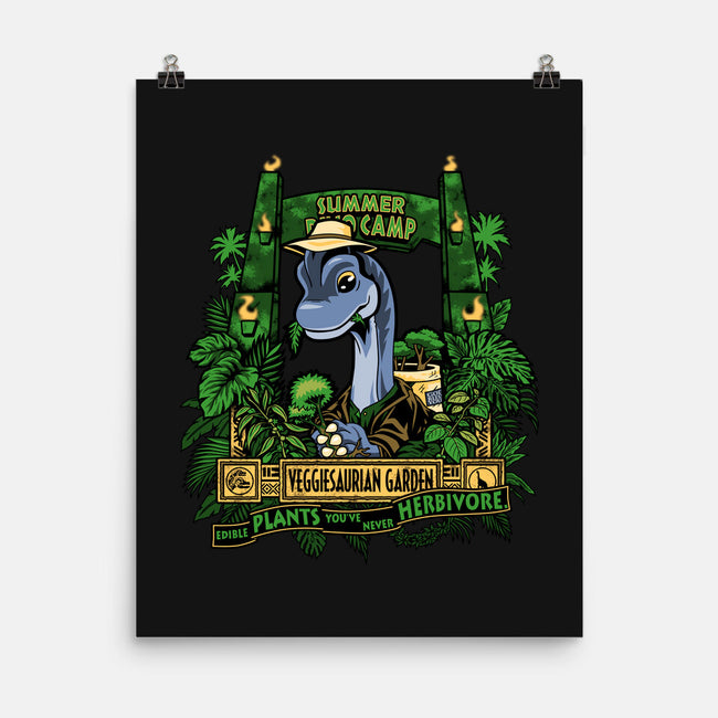 Veggiesaurian Garden-None-Matte-Poster-PrimePremne
