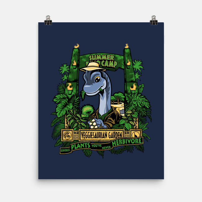Veggiesaurian Garden-None-Matte-Poster-PrimePremne