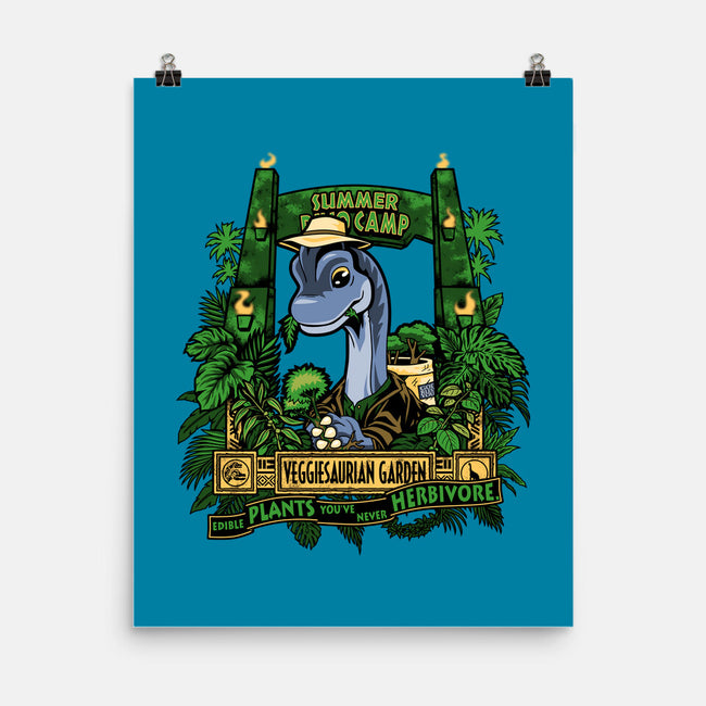 Veggiesaurian Garden-None-Matte-Poster-PrimePremne