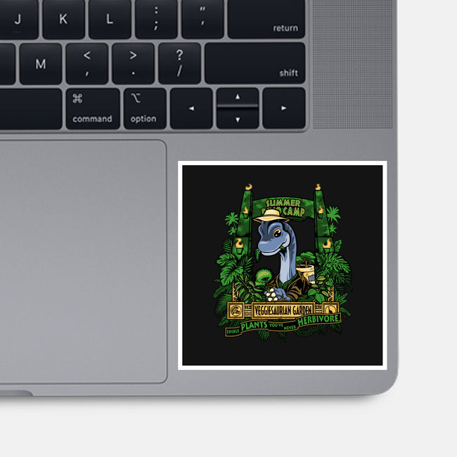 Veggiesaurian Garden-None-Glossy-Sticker-PrimePremne