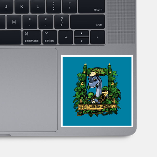 Veggiesaurian Garden-None-Glossy-Sticker-PrimePremne