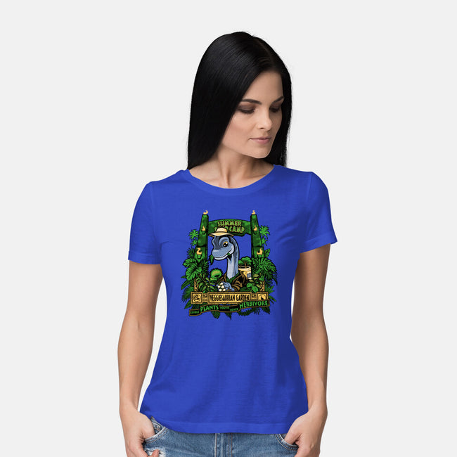 Veggiesaurian Garden-Womens-Basic-Tee-PrimePremne