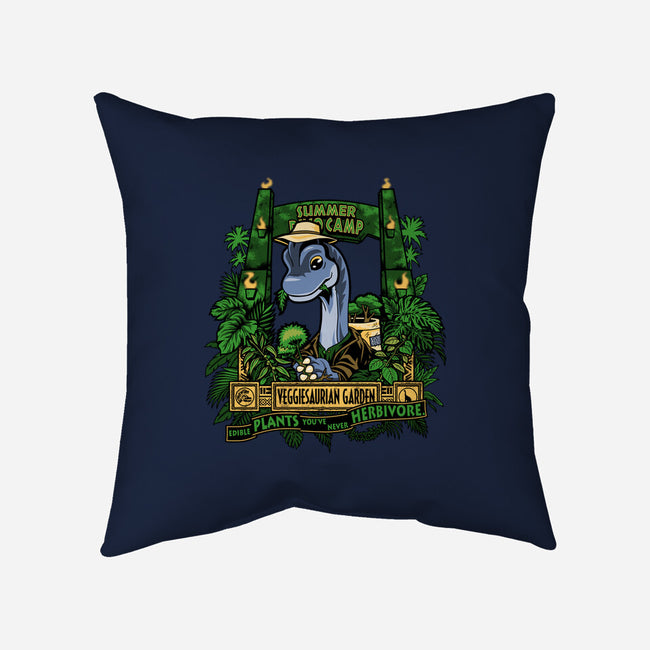 Veggiesaurian Garden-None-Removable Cover w Insert-Throw Pillow-PrimePremne