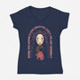 Nothing Is Forgotten-Womens-V-Neck-Tee-rmatix