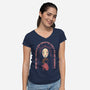 Nothing Is Forgotten-Womens-V-Neck-Tee-rmatix