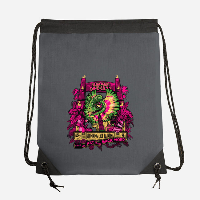 Stunning Face Painting-None-Drawstring-Bag-PrimePremne
