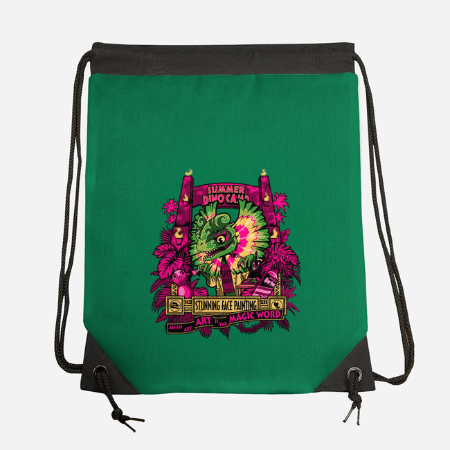 Stunning Face Painting-None-Drawstring-Bag-PrimePremne