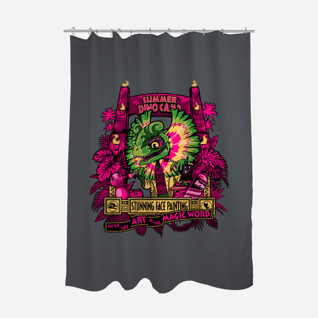Stunning Face Painting-None-Polyester-Shower Curtain-PrimePremne