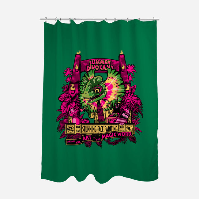 Stunning Face Painting-None-Polyester-Shower Curtain-PrimePremne