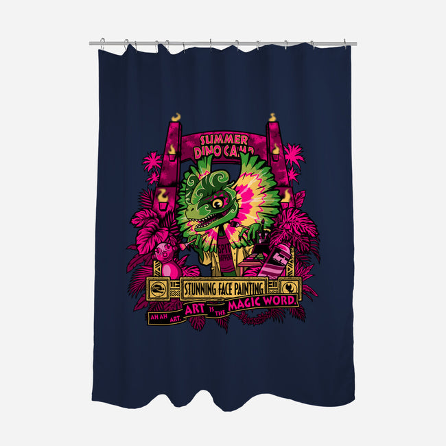 Stunning Face Painting-None-Polyester-Shower Curtain-PrimePremne