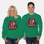 Stunning Face Painting-Unisex-Crew Neck-Sweatshirt-PrimePremne
