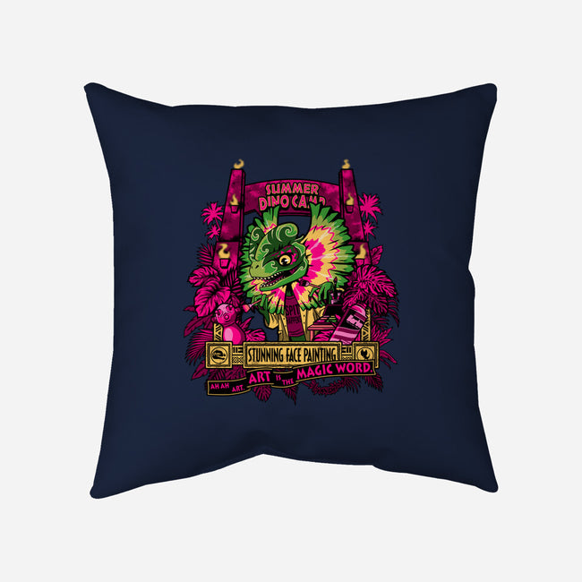 Stunning Face Painting-None-Removable Cover w Insert-Throw Pillow-PrimePremne
