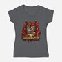 Rextreme Karting-Womens-V-Neck-Tee-PrimePremne
