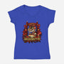 Rextreme Karting-Womens-V-Neck-Tee-PrimePremne