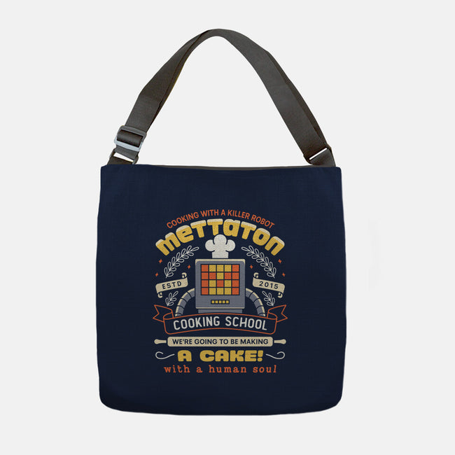 Mettaton Cooking School Crest-None-Adjustable Tote-Bag-LAGELANTEE