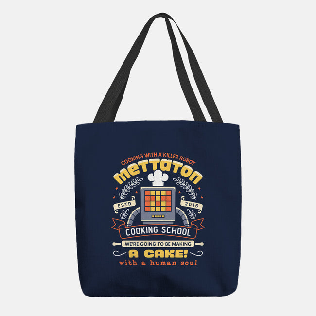 Mettaton Cooking School Crest-None-Basic Tote-Bag-LAGELANTEE