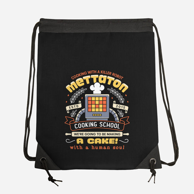 Mettaton Cooking School Crest-None-Drawstring-Bag-LAGELANTEE