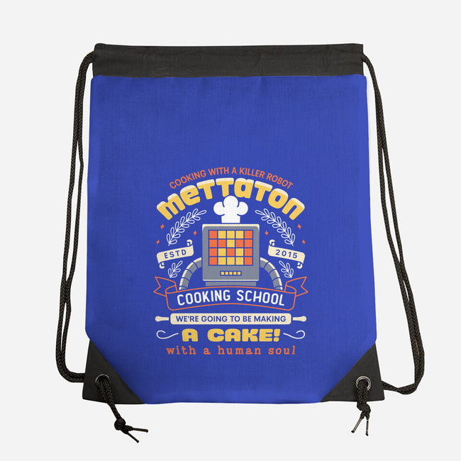 Mettaton Cooking School Crest-None-Drawstring-Bag-LAGELANTEE