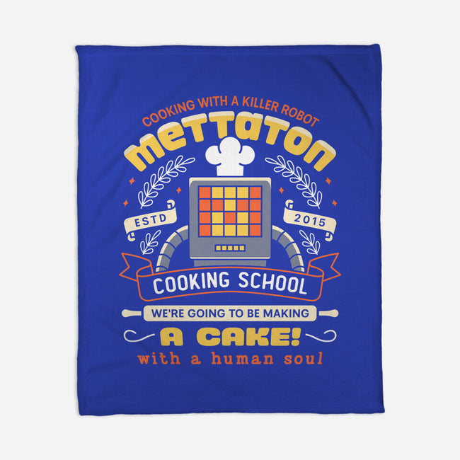 Mettaton Cooking School Crest-None-Fleece-Blanket-LAGELANTEE