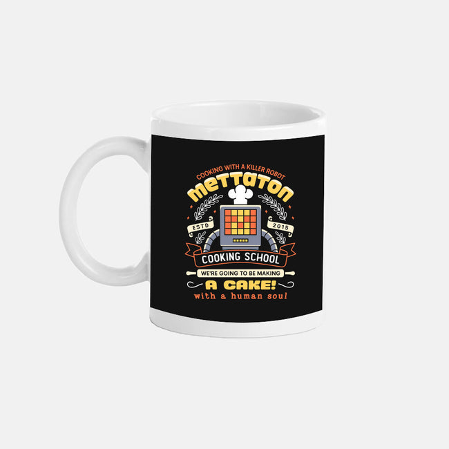 Mettaton Cooking School Crest-None-Mug-Drinkware-LAGELANTEE