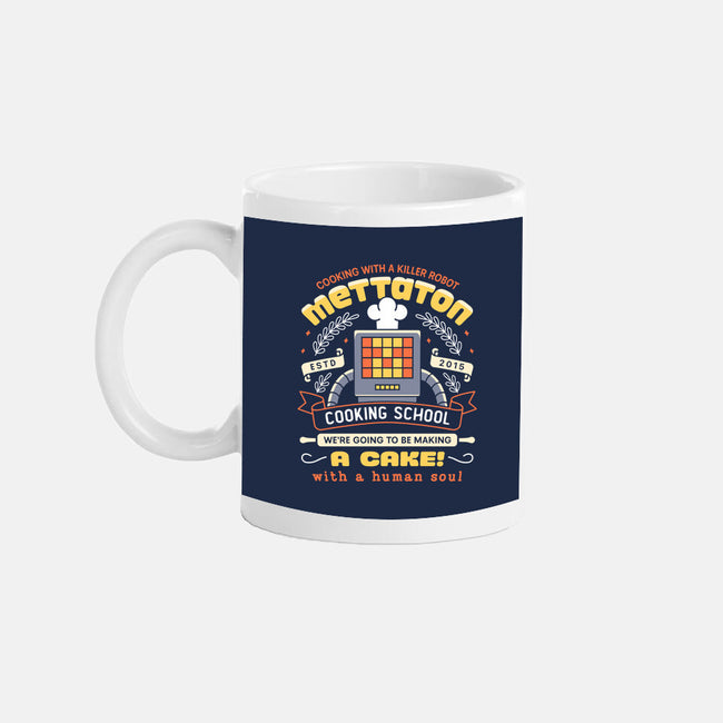Mettaton Cooking School Crest-None-Mug-Drinkware-LAGELANTEE